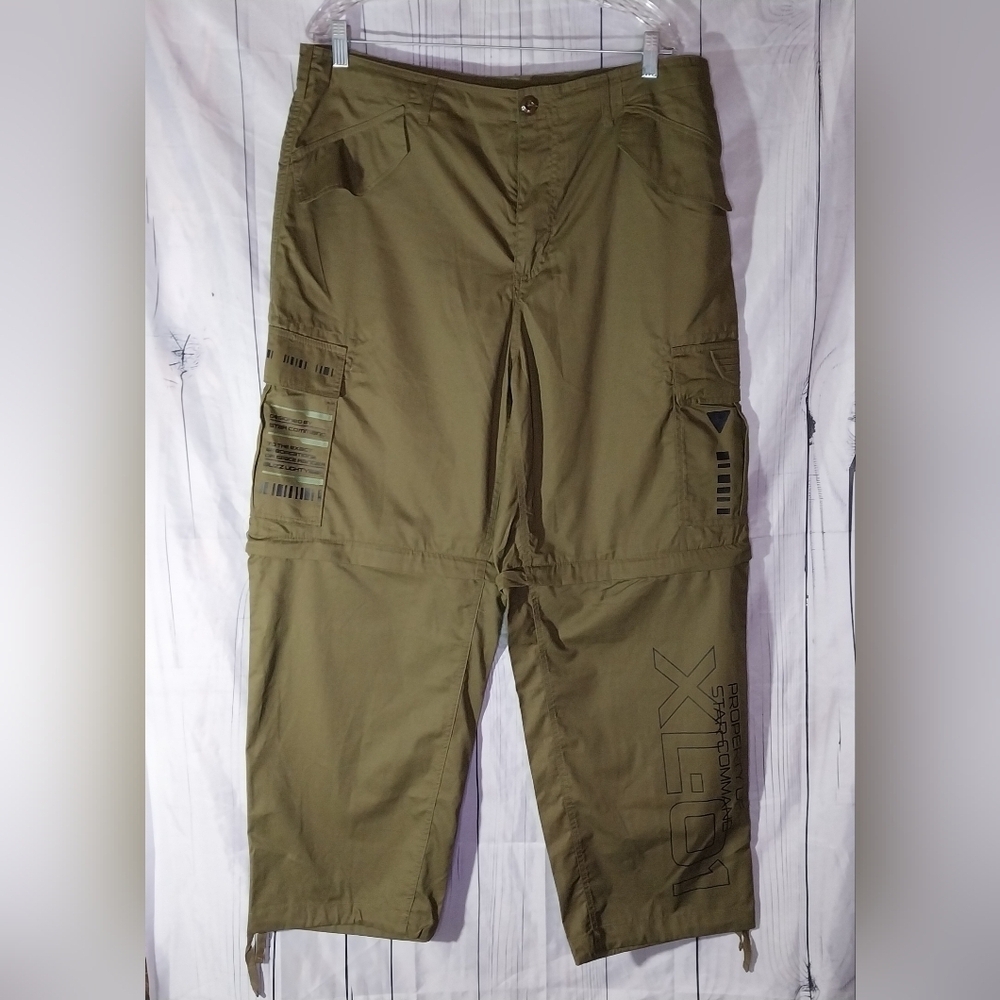 Disney Buzz Lightyear star command Olive Green Cargo pants NWT